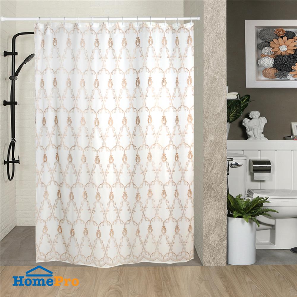 ม่านห้องน้ำ POLYESTER WSP SCP-59/DL01 180X180 ซม.