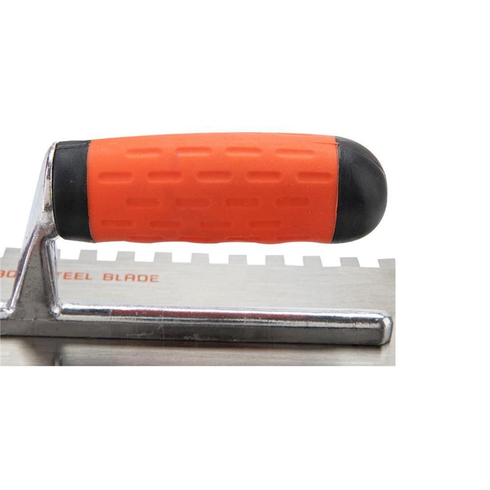 เกรียงปูกระเบื้องยาง ด้ามยาง PUMPKIN 28103 11 นิ้ว สีส้ม