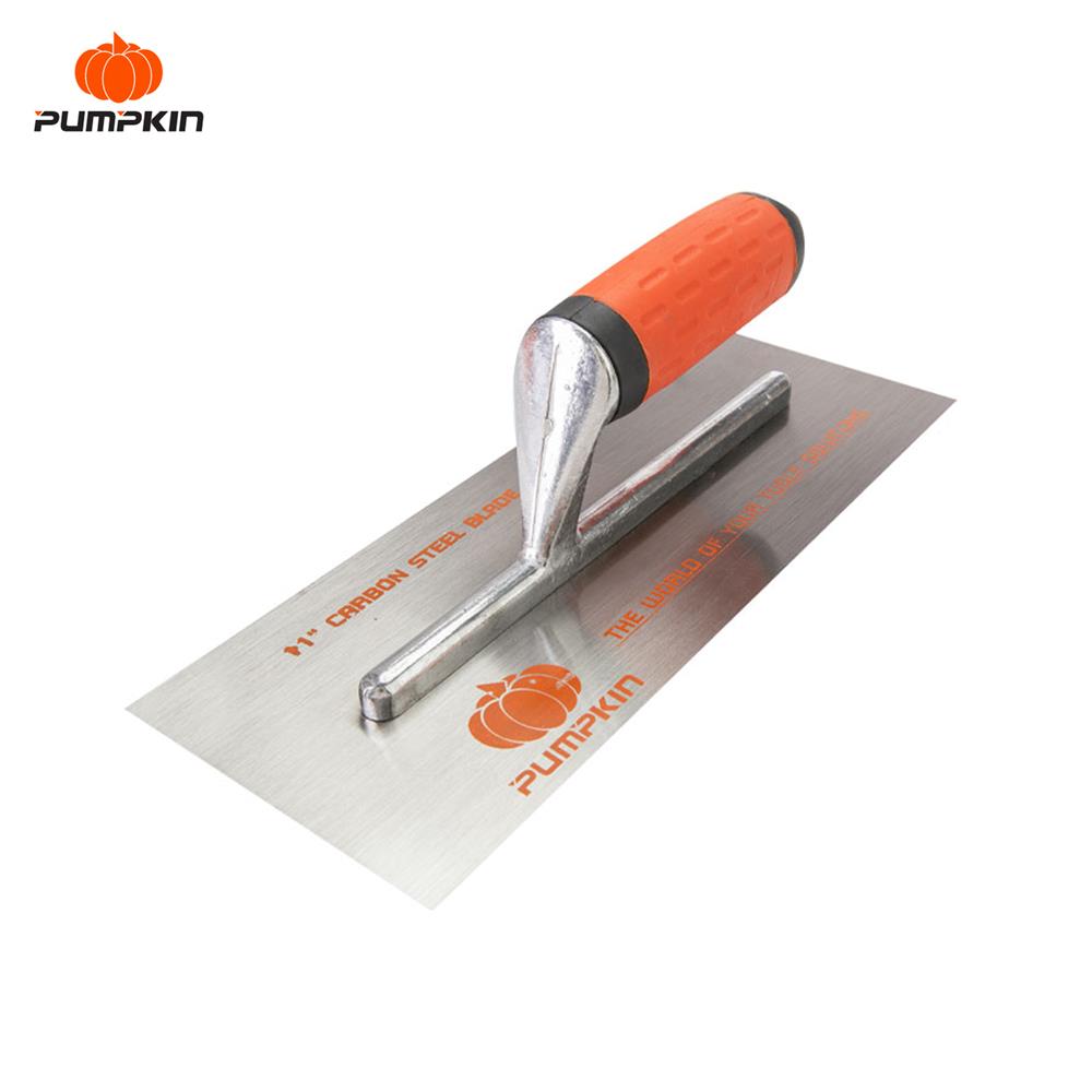 เกรียงฉาบฝ้า ด้ามยาง PUMPKIN 28102 11 นิ้ว สีส้ม