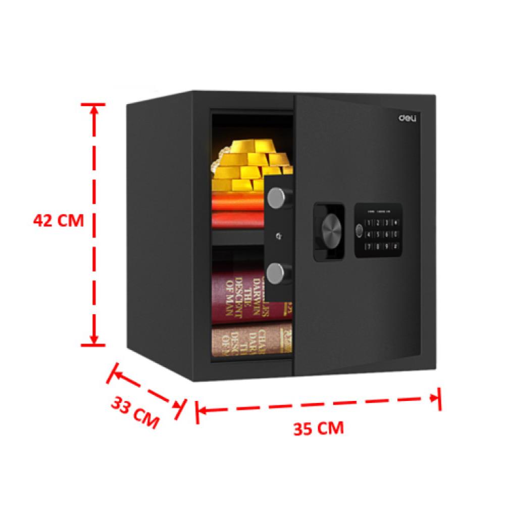 ตู้นิรภัย ELECTRONIC DELI ET534-BK-01 สีดำ
