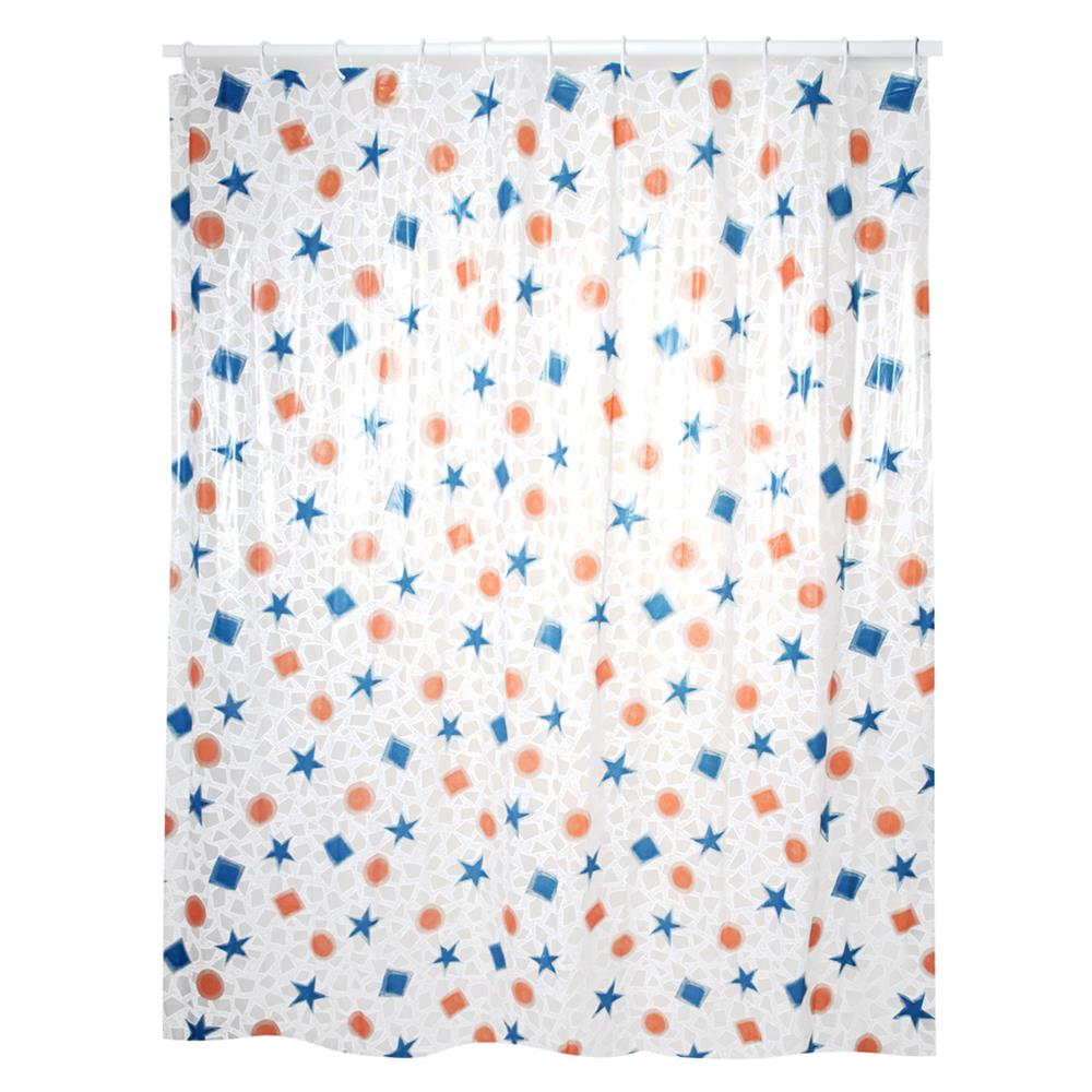 ม่านห้องน้ำ PVC WSP HP/SCP-2/B5120 180X180 ซม.