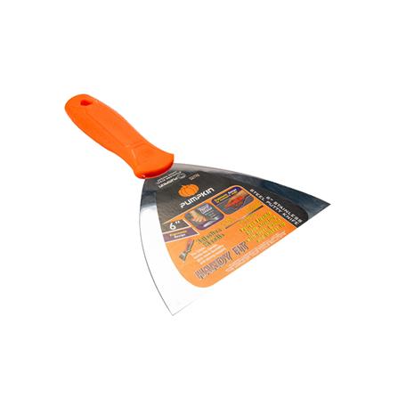 เกรียงโป๊วสี สเตนเลสด้ามพีวีซี PUMPKIN 28176 6 นิ้ว สีส้ม_3