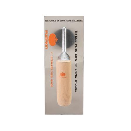 เกรียงฉาบฝ้า สเตนเลสด้ามไม้ PUMPKIN 28104 11 นิ้ว สีไม้_4