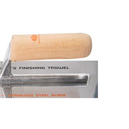 เกรียงฉาบฝ้า สเตนเลสด้ามไม้ PUMPKIN 28104 11 นิ้ว สีไม้_5