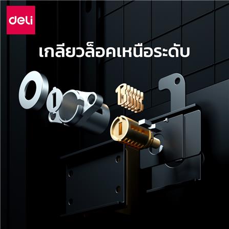 ตู้นิรภัย FINGERPRINT DELI ET596-BK-01 สีดำ_7