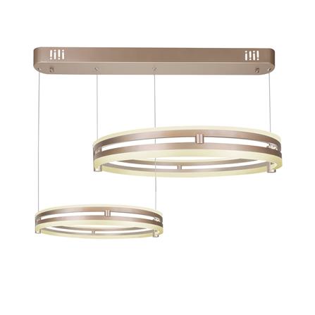 ไฟช่อ LED CARINI MD088-3666 40+60 วัตต์ DAYLIGHT/COOL WHITE/WARM WHITE สีโรสโกลด์ 2 หัว_1