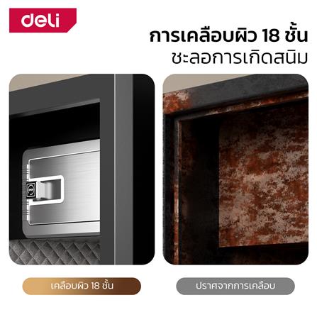 ตู้นิรภัย FINGERPRINT DELI ET595-BK-01 สีดำ_6