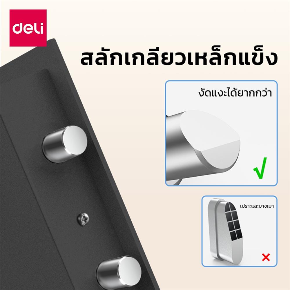ตู้นิรภัย ELECTRONIC DELI ET535-BK-01 สีดำ