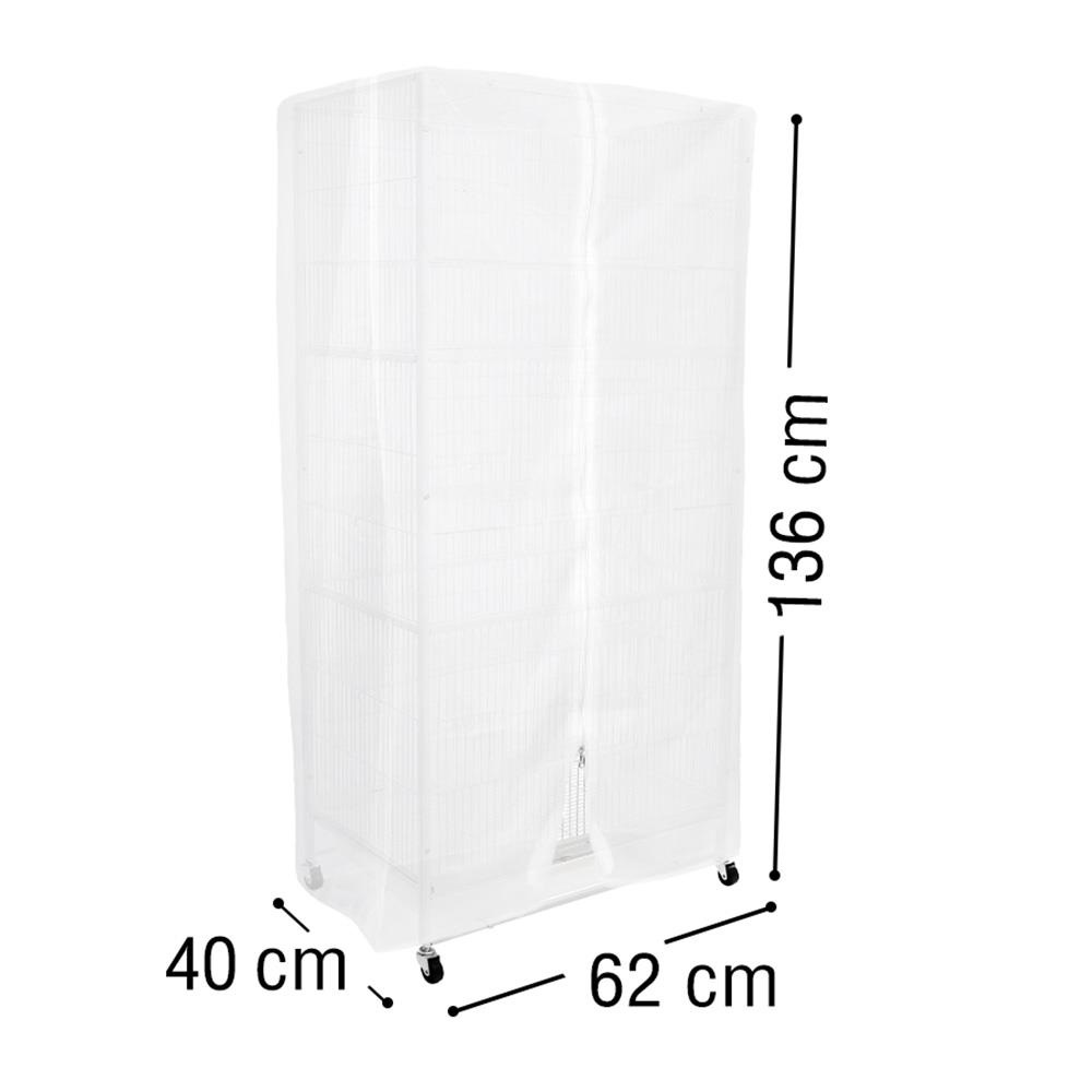มุ้งครอบกรงสัตว์เลี้ยง PETUS 62X40X136 ซม.