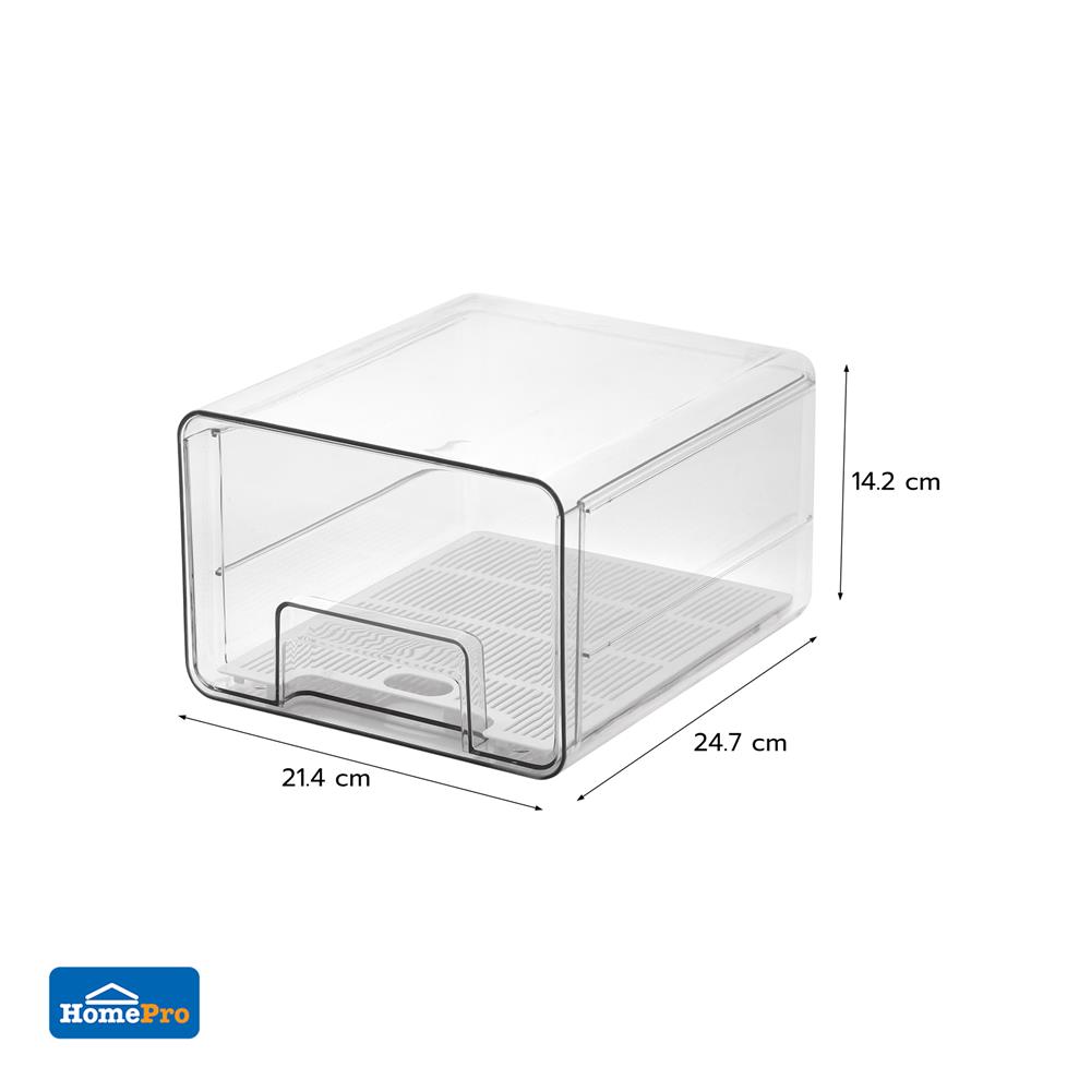 กล่องลิ้นชักจัดเก็บในตู้เย็น 1 ชั้น KECH FROSTY