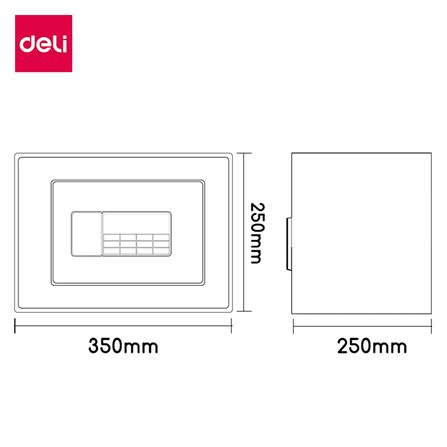 ตู้นิรภัย ELECTRONI DELI ET550-BK-01 สีดำ_10
