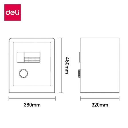 ตู้นิรภัย ELECTRONIC DELI ET551-BK-01 สีดำ_9