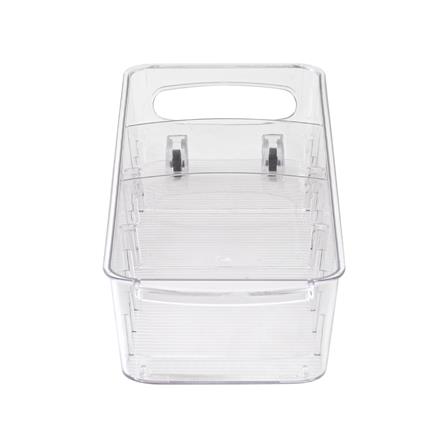 กล่องจัดเก็บในตู้เย็นพร้อมชั้นแบ่งและล้อเลื่อน KECH FROSTY SIZE M_2