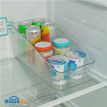 กล่องจัดเก็บในตู้เย็นพร้อมชั้นแบ่งและล้อเลื่อน KECH FROSTY SIZE L_5