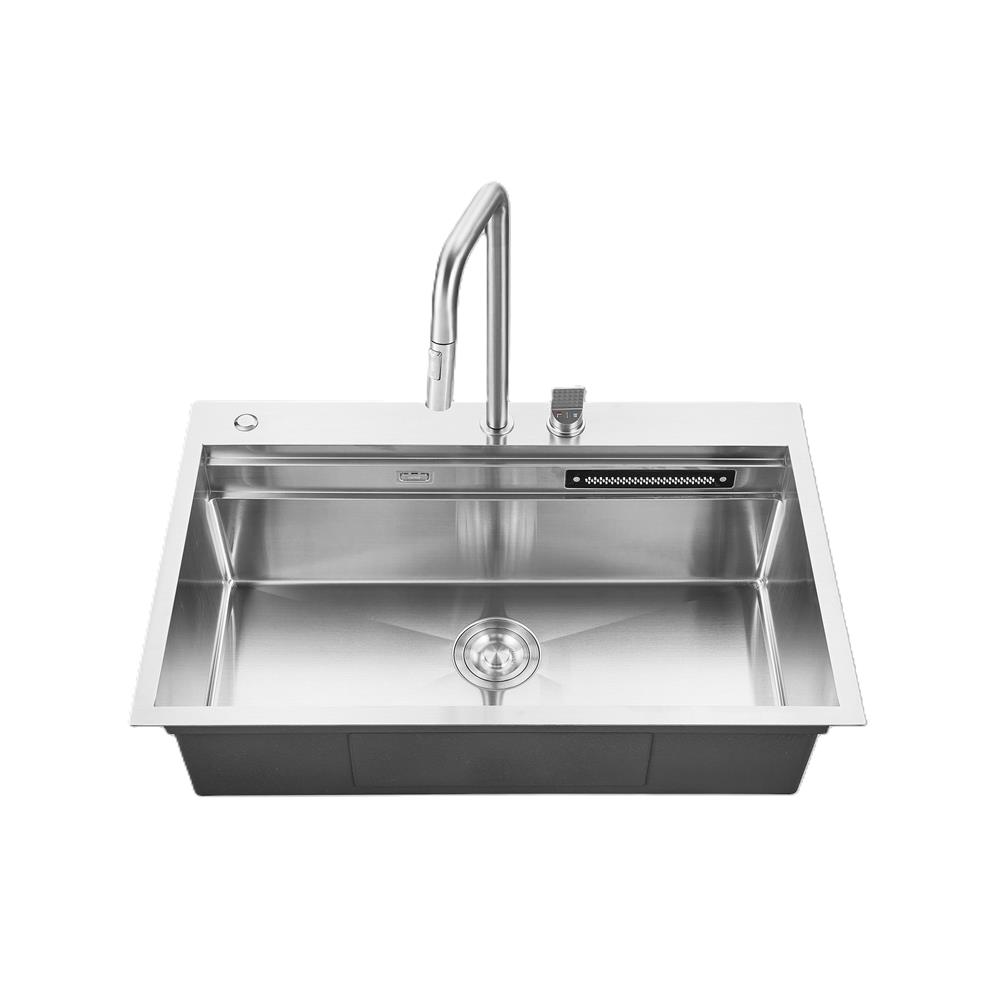 ซิงค์ฝัง 1 หลุม HAFELE AQUAFORCE 495.39.560 สีเงิน