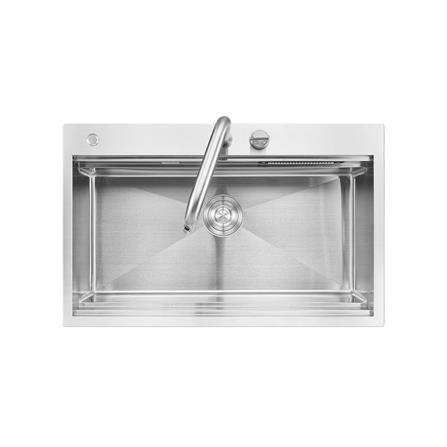 ซิงค์ฝัง 1 หลุม HAFELE AQUAFORCE 495.39.560 สีเงิน_1