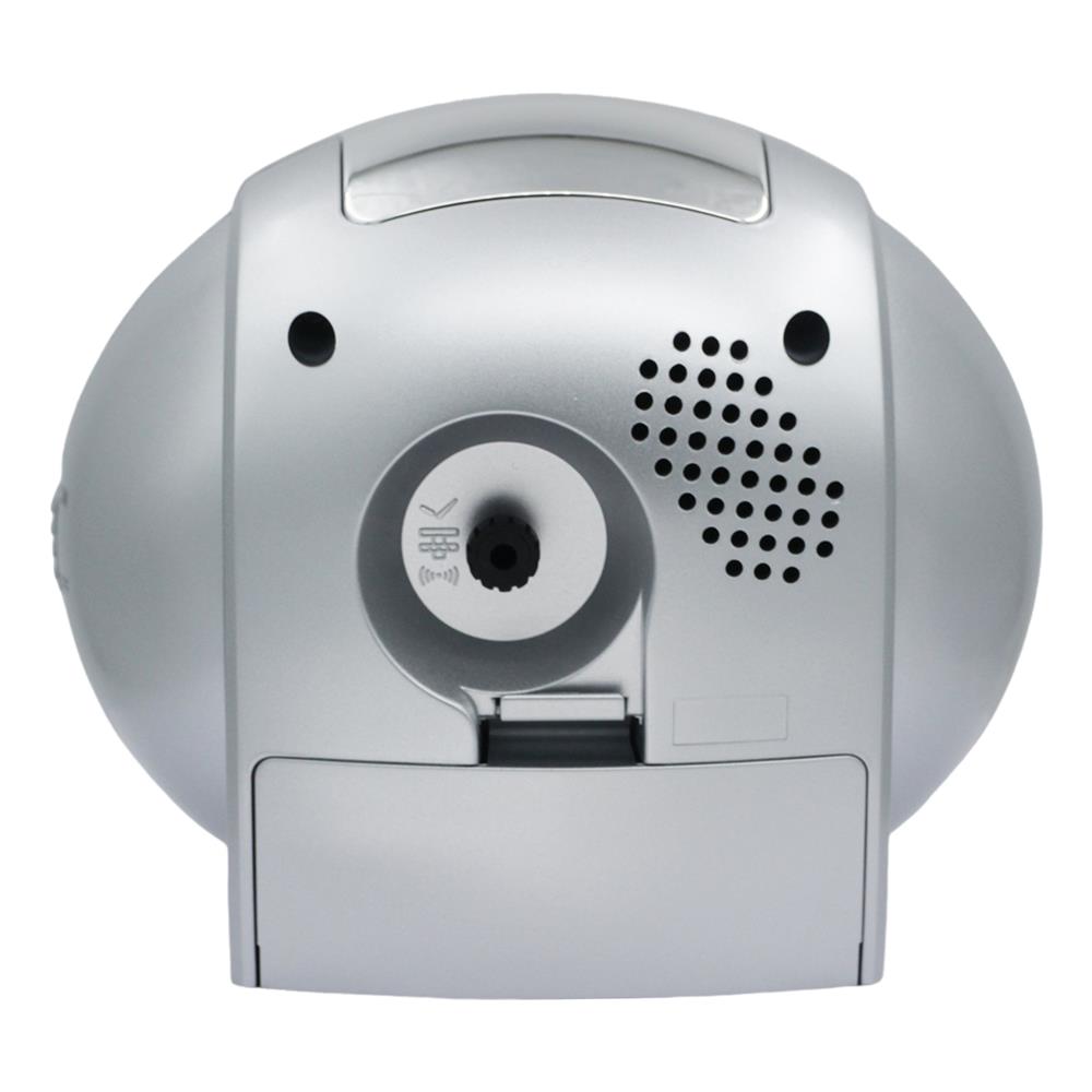 นาฬิกาปลุก SEIKO CLOCKS QHK059A 4.4X5.1 นิ้ว สีเงิน