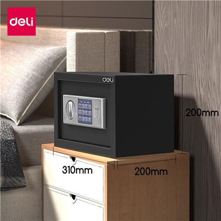 ตู้นิรภัย ELECTRONIC DELI ET520-BK-01 สีดำ_10