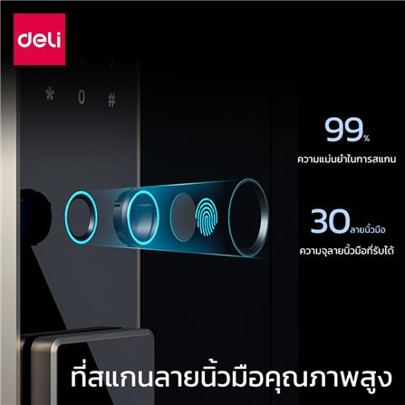 ตู้นิรภัย FINGERPRINT DELI ET597-BK-01 สีดำ_3