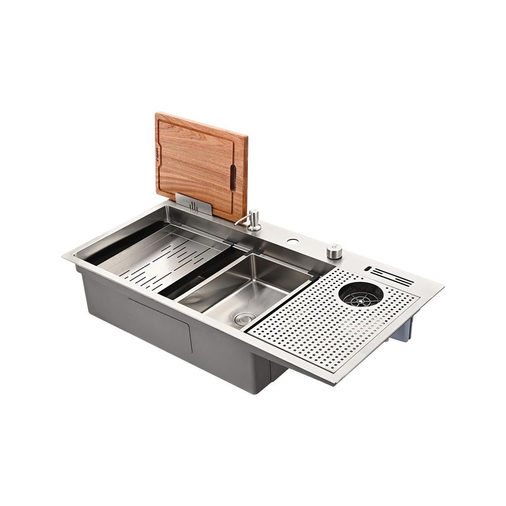 ซิงค์ฝัง 1 หลุม HAFELE AQUADOMINION 495.39.562 สีเงิน