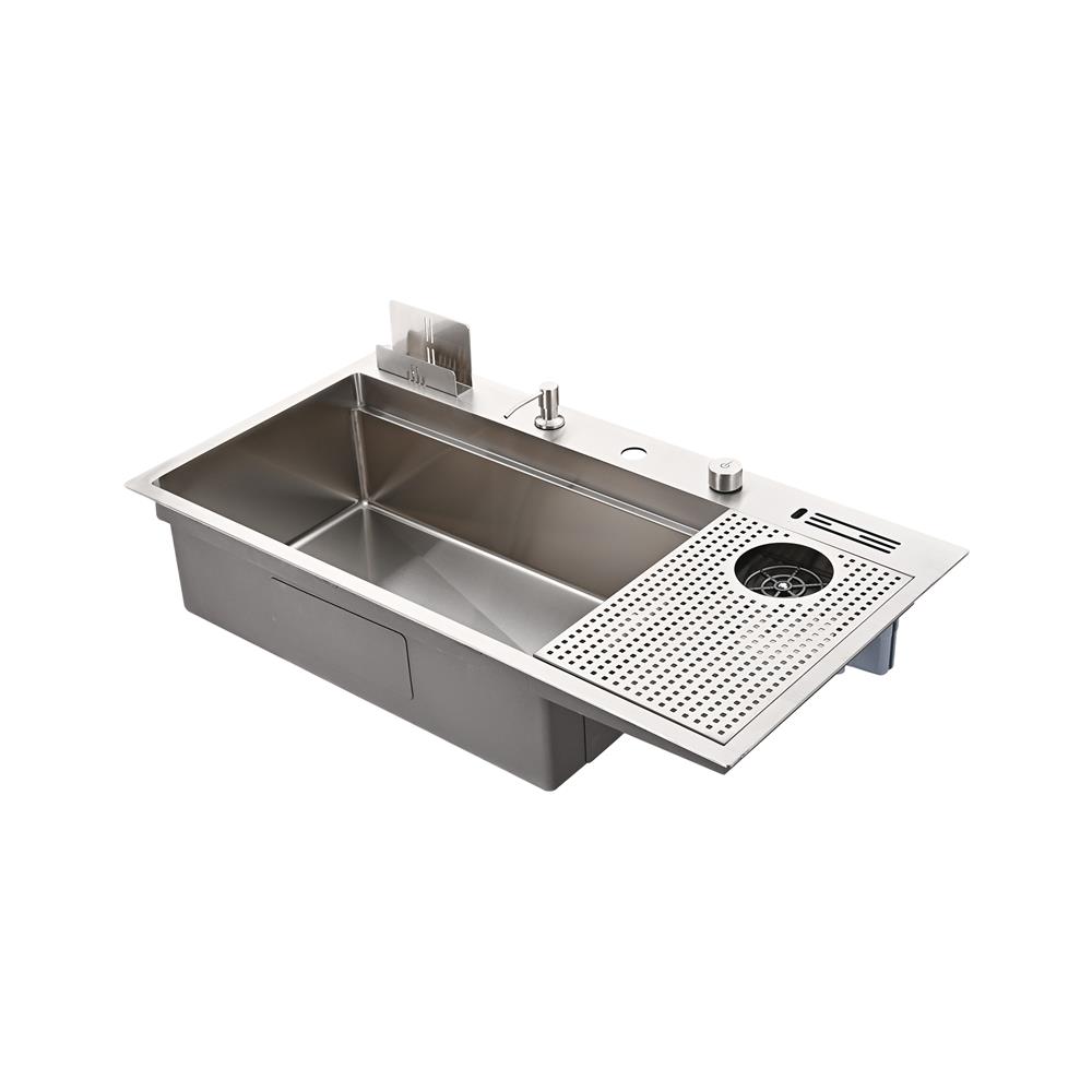 ซิงค์ฝัง 1 หลุม HAFELE AQUADOMINION 495.39.562 สีเงิน