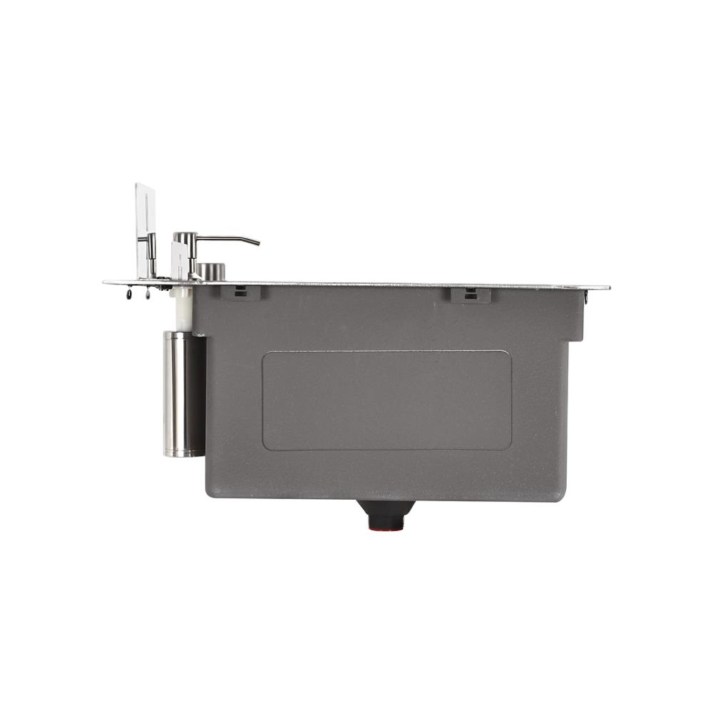 ซิงค์ฝัง 1 หลุม HAFELE AQUADOMINION 495.39.562 สีเงิน