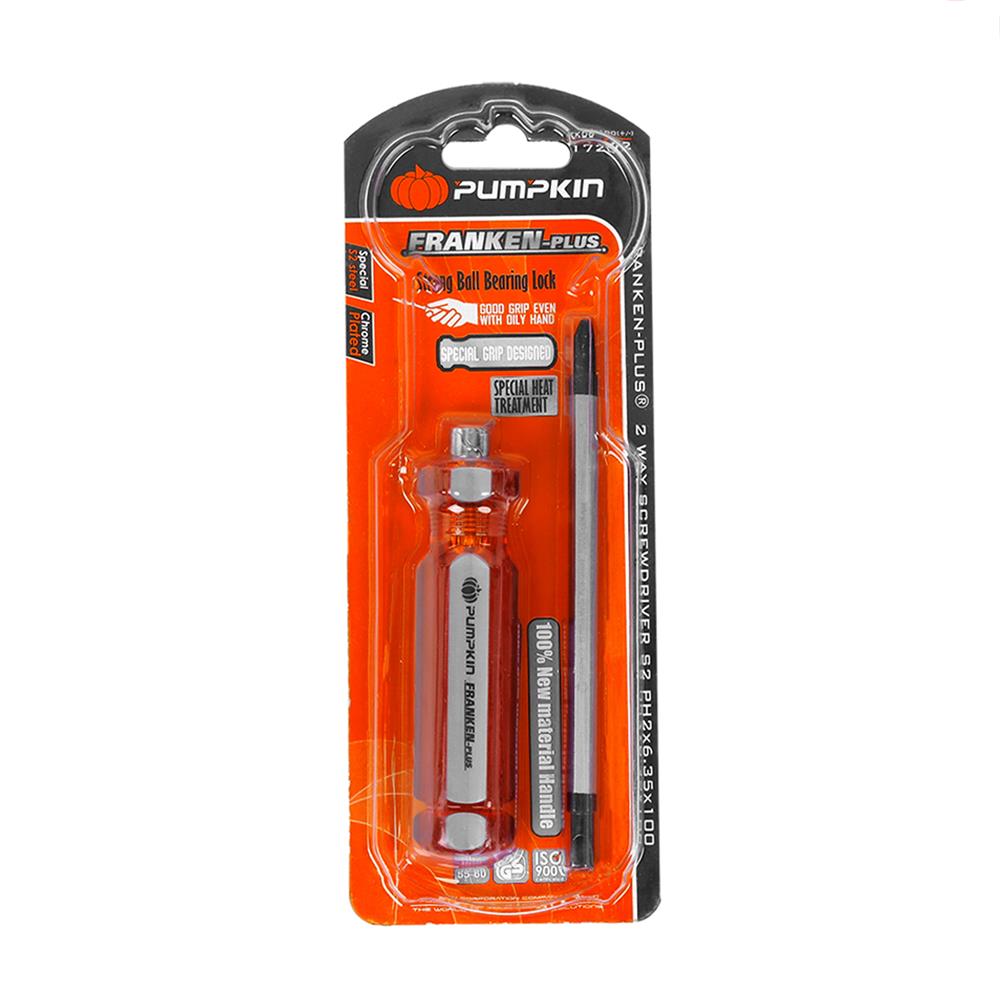 ไขควงสลับหัว PUMPKIN FRANKEN-PLUS S2 FKD6-100(+/-) 17202 3 นิ้ว