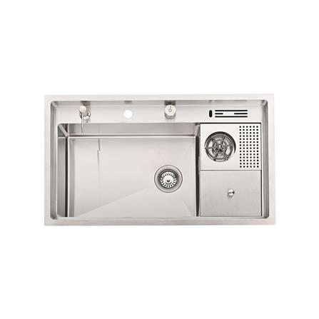 ซิงค์ฝัง 1 หลุม HAFELE AQUAVORTEX 495.39.561 สีเงิน_2