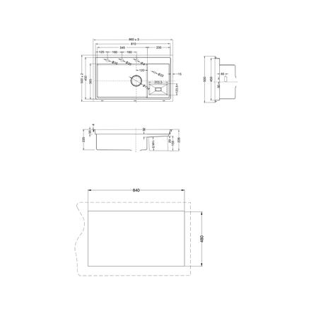 ซิงค์ฝัง 1 หลุม HAFELE AQUAVORTEX 495.39.561 สีเงิน_6
