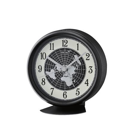 นาฬิกาตั้งโต๊ะ SEIKO CLOCKS QHE067K 4.1X3.9 นิ้ว สีดำ_0