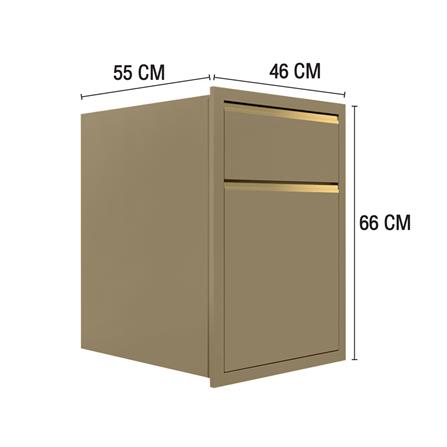 ตู้ลิ้นชัก MJ ETERNITY 46x66 ซม. สี SAND BEIGE_4