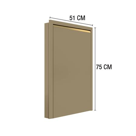 บานถังแก๊ส MJ ETERNITY 75x51 ซม. สี SAND BEIGE_4