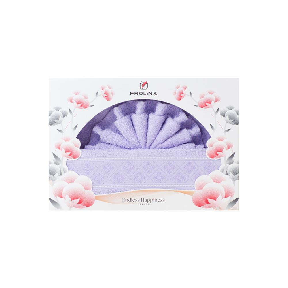 ผ้าขนหนู GIFT SET FROLINA CHARISMA PRIME สี VIOLET