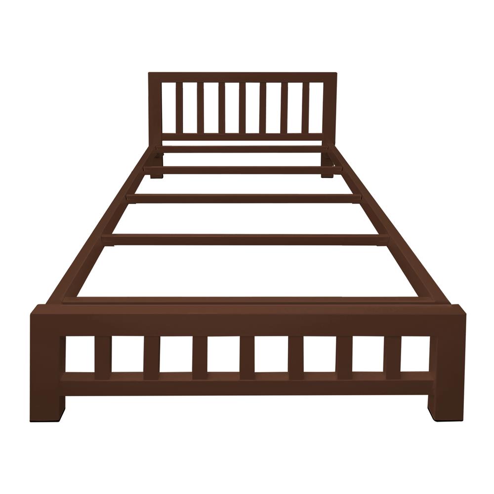 เตียงเหล็ก 3.5 ฟุต THAIBULL SST032-105N สีน้ำตาล