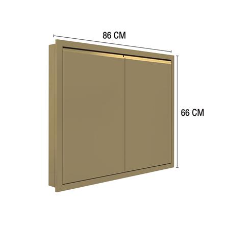 บานซิงค์คู่ MJ ETERNITY 86x66 ซม. สี SAND BEIGE_4