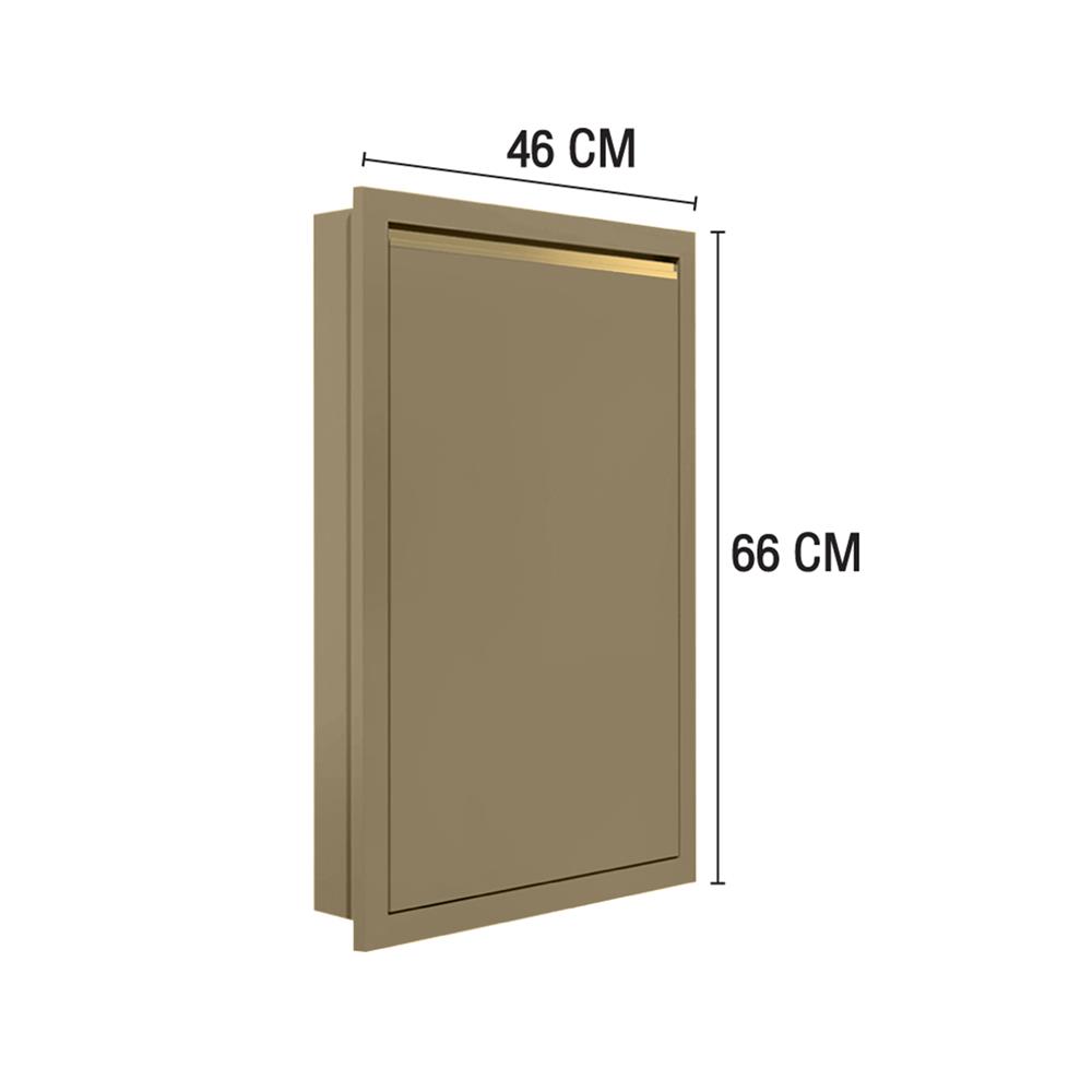 บานซิงค์เดี่ยว MJ ETERNITY 46x66 ซม. สี SAND BEIGE