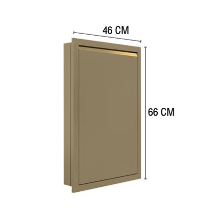 บานซิงค์เดี่ยว MJ ETERNITY 46x66 ซม. สี SAND BEIGE_4