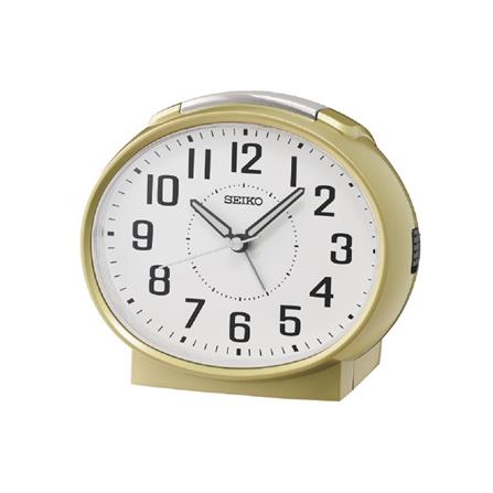 นาฬิกาปลุก SEIKO CLOCKS QHK059G 4.4X5.1 นิ้ว สีทอง
