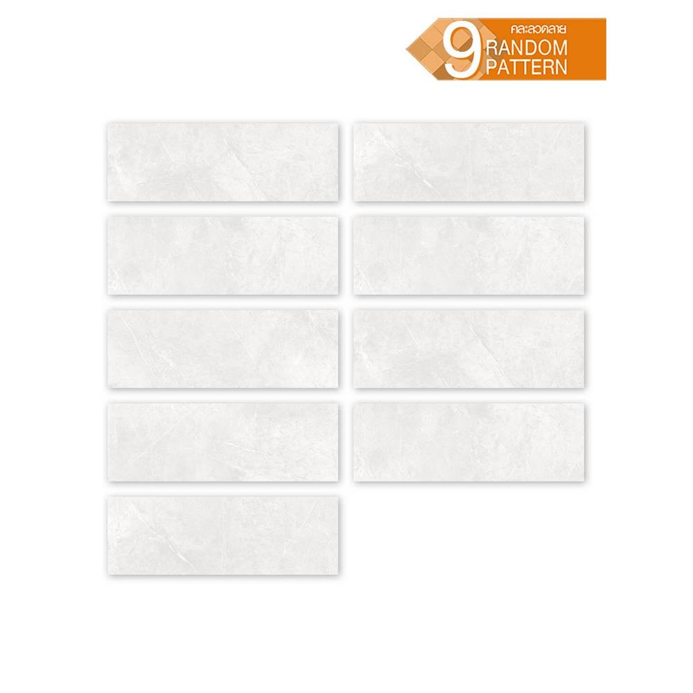 กระเบื้องผนัง 33.3x100 ซม. COTTO ESPANA ซูไทล์ บลังโก้ ขาว PM 1.33 ตร.ม.