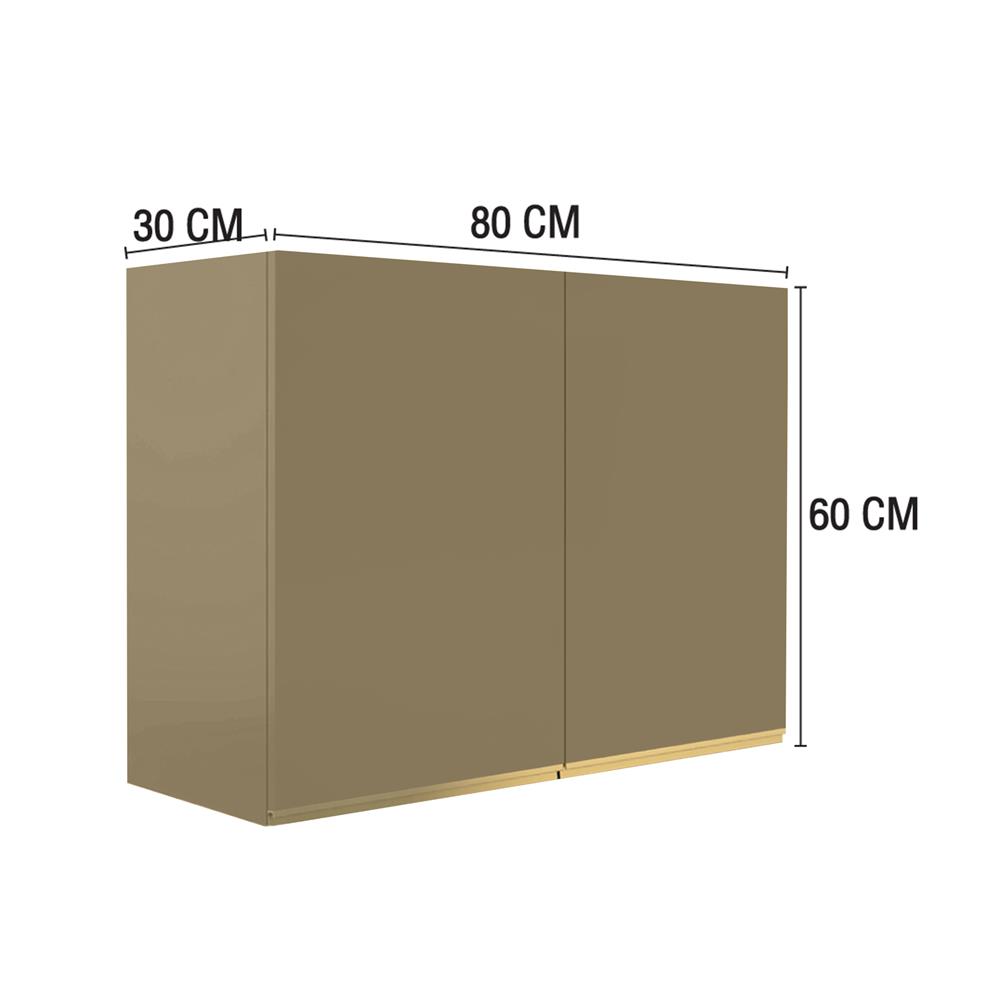 ตู้แขวนคู่ MJ ETERNITY 80x60 ซม. สี SAND BIEGE