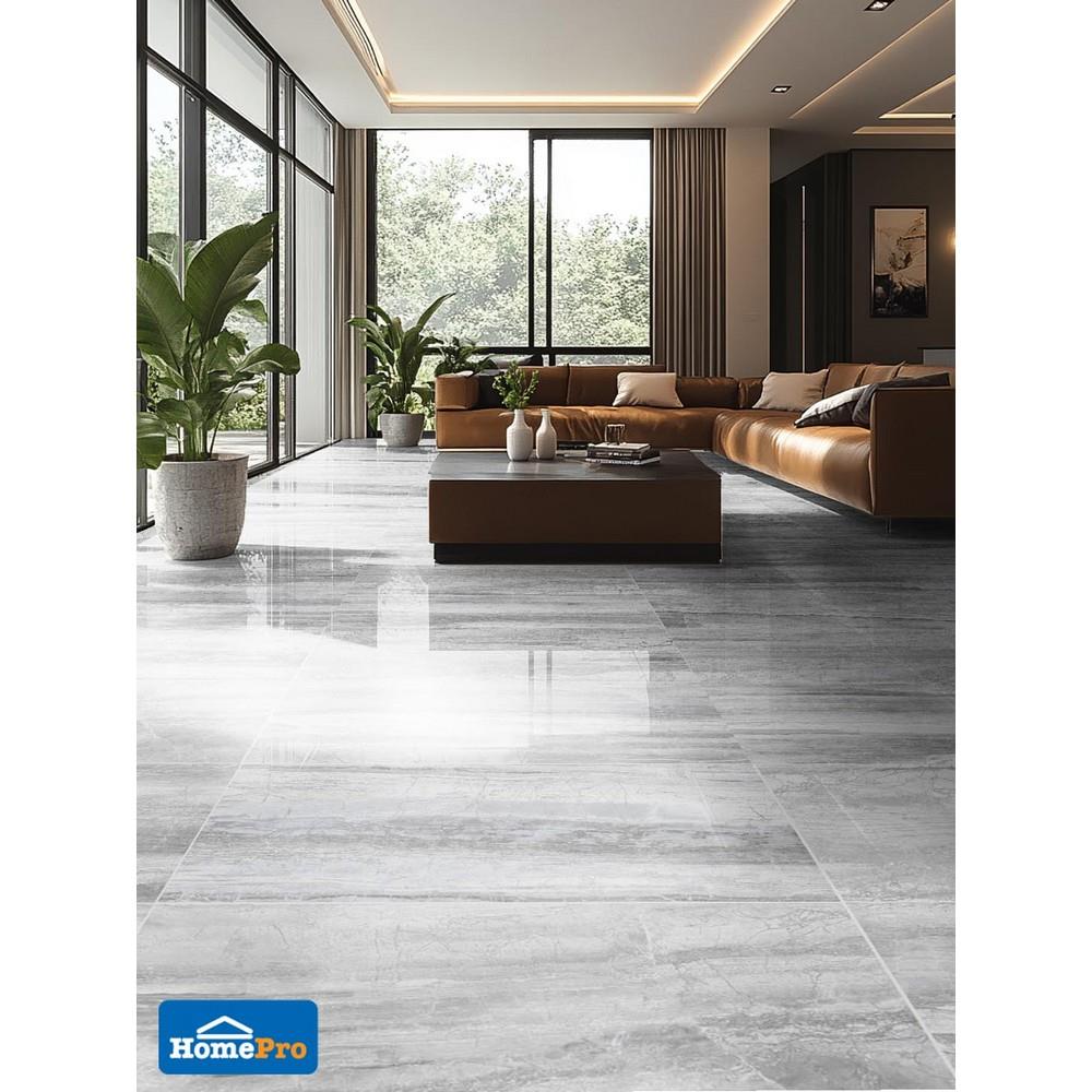 กระเบื้องพื้นพอร์ซเลน 45x90 ซม. COTTO ESPANA ลักชัวรี่ Gxx6P20 ซอฟท์ ขาว 1.22 ตร.ม.