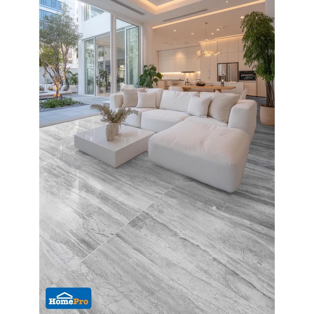 กระเบื้องพื้นพอร์ซเลน 45x90 ซม. COTTO ESPANA ลักชัวรี่ Gxx6P20 ซอฟท์ ขาว 1.22 ตร.ม.