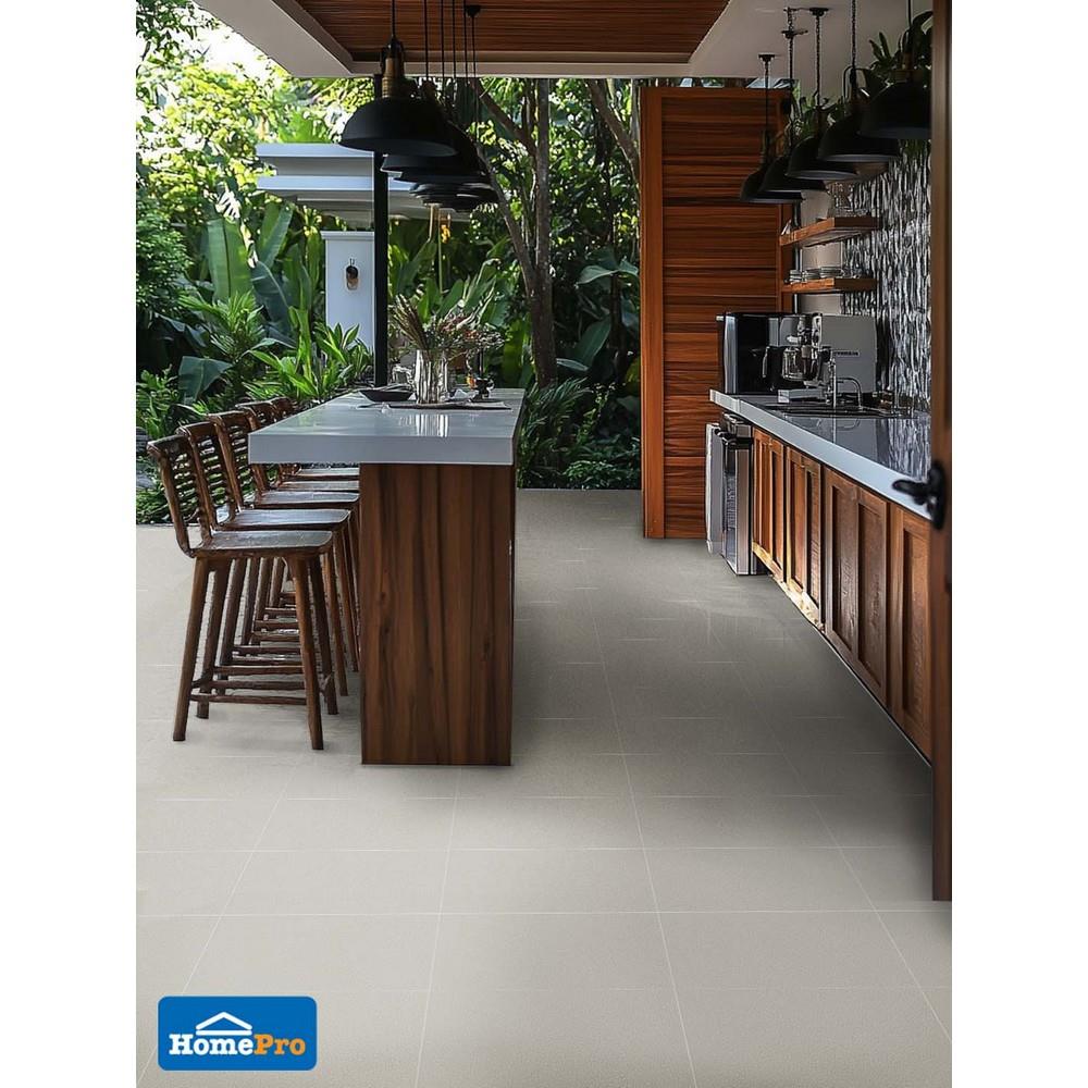 กระเบื้องพื้นพอร์ซเลน 30x60 ซม. COTTO ESPANA เมเทียร์กริส R11 เทา A 1.08 ตร.ม.