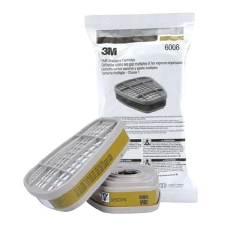 ตลับไส้กรองป้องกันสารเคมีหลายตัว 3M 6006 แพ็ก 2 ชิ้น_3
