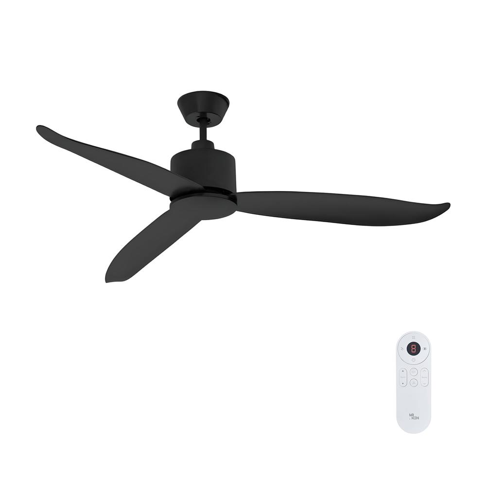 พัดลมไม่มีโคมไฟ MR.KEN 25-01811 54 นิ้ว สีดำ