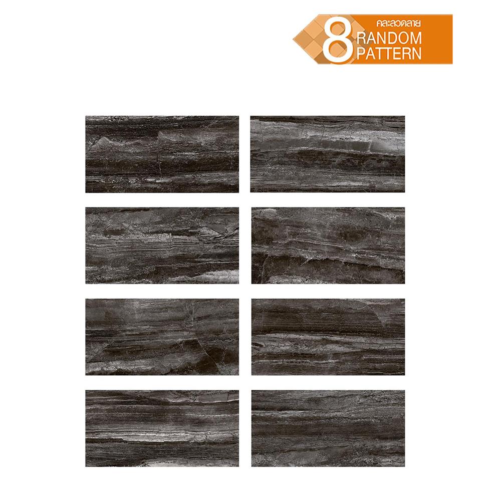 กระเบื้องพื้นพอร์ซเลน 45x90 ซม. COTTO ESPANA ลักซ์ชัวรี่ซอฟท์ GXX6P000 ดำ 1.22 ตร.ม.