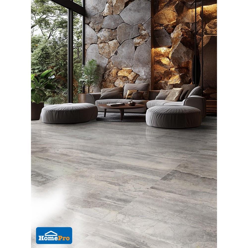 กระเบื้องพื้นพอร์ซเลน 45x90 ซม. COTTO ESPANA ลักชัวรี่ ซอฟต์ Gxx6P010 เทา 1.22 ตร.ม.