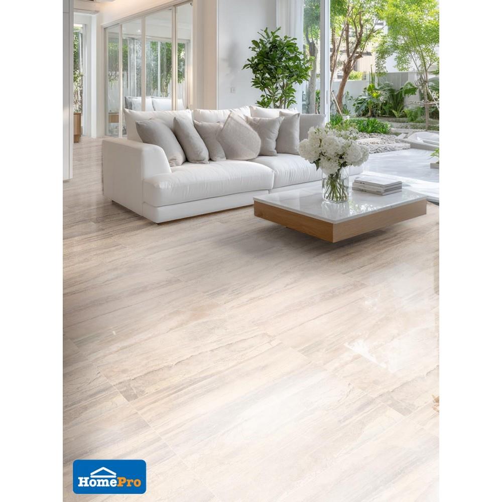 กระเบื้องพื้นพอร์ซเลน 45x90 ซม. COTTO ESPANA ลักซ์ชัวรี ซอฟต์ เบจ Gxx6P030 1.22 ตร.ม.