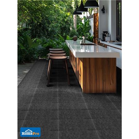 กระเบื้องพื้นพอร์ซเลน 30x60 ซม. COTTO ESPANA เมเทออร์เนโกร R10 เทา A 1.08 ตร.ม._1