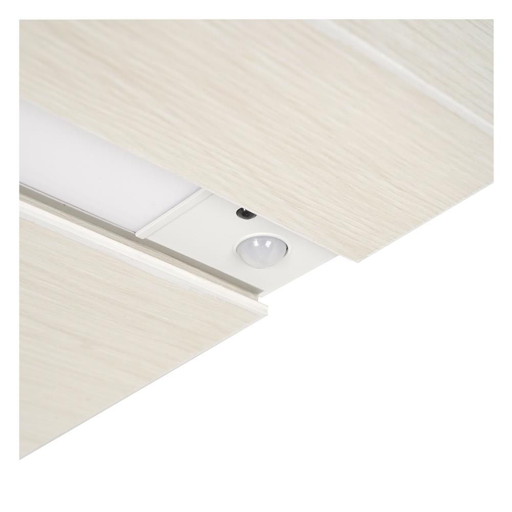 แผ่นชั้นไม้ซ่อนขาพร้อมไฟ STACKO LUMIFLEX 40X24X5 ซม. สีโรมัน ไวท์